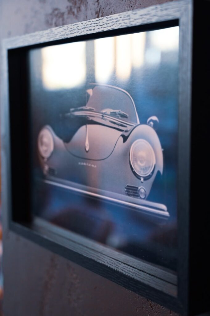 Obraz z Porsche 356 w ramie